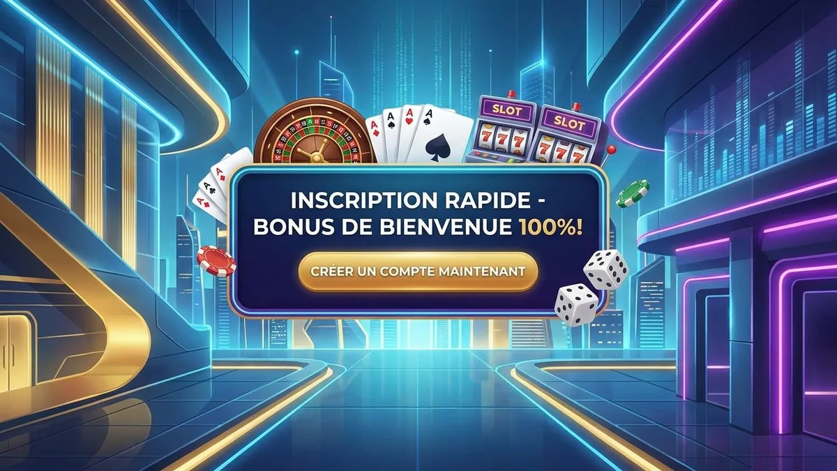 Inscription avec bonus