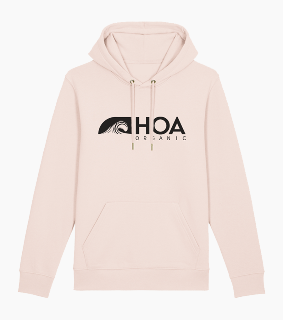 Hoodie Hoa Organic Candy Pink Coton Biologique